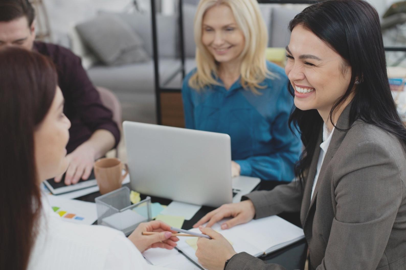 Network infrastructure setup with modern equipment and cable management